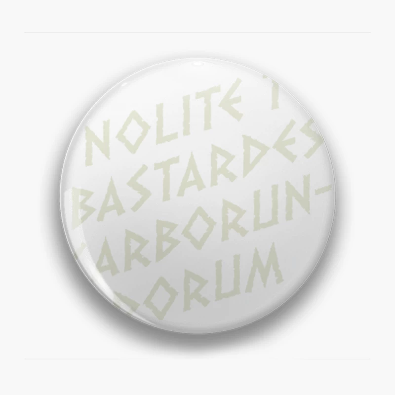 Faded Angular Typography: Latin Text in Pale Design Pin