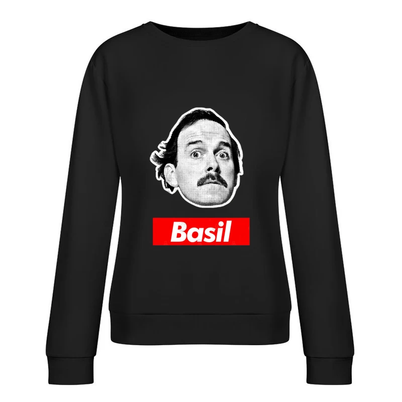 Basil Fawlty - Classic British TV Comedy Gift Female Pullover Sweatshirt