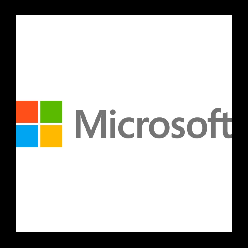 Microsoft Corporation Official Logo Design Pin