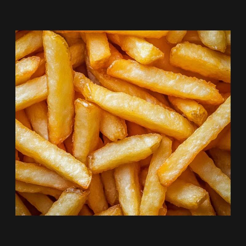 Golden Crispy French Fries: A Classic Fast Food Indulgence Mouse Pad