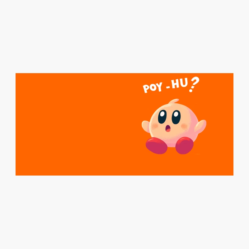 Cute Pink Kirby: Iconic Nintendo Video Game Character Coffee Mug