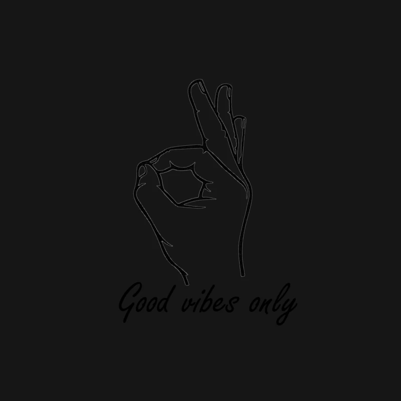Hand Gesture: Okay Symbol with Fingers Crossed Male Long Sleeve T-Shirt