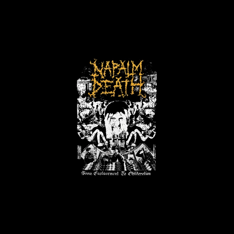 Napalm Death From Enslavement to Obliteration iPhone Case