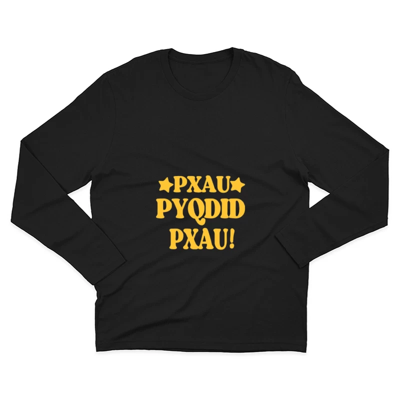 Phrase de Motivation en Or Homme Manches Longues T-Shirt