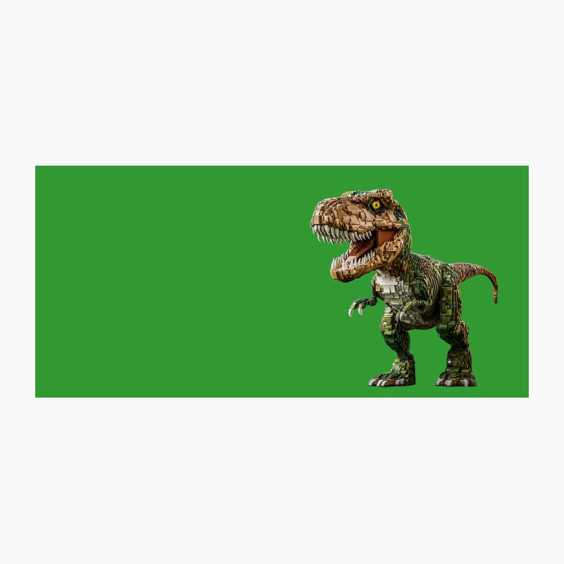 LEGO T-Rex Dinosaur Toy: Jurassic Building Block Creation Coffee Mug