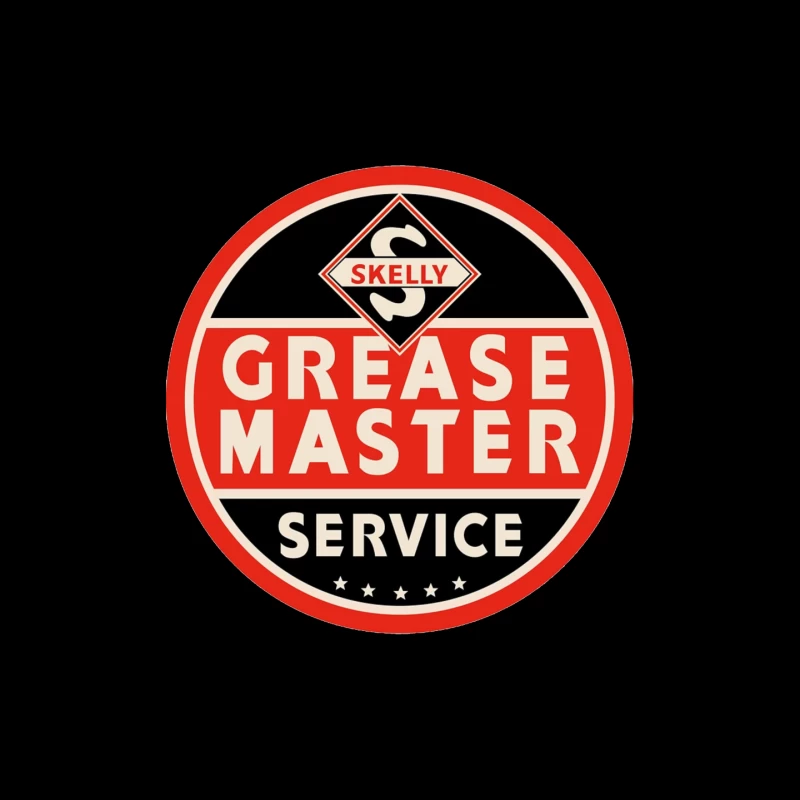 Vintage Skelly Grease Master Service Station Sign Mouse Pad