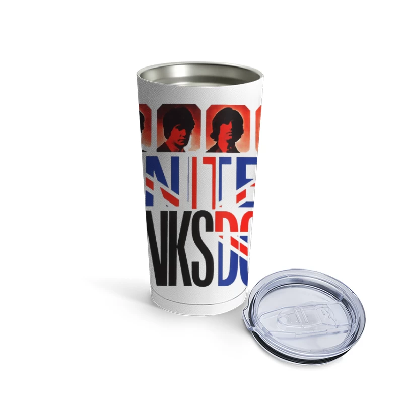 The Kinks United Kingdom Pop Art Album Cover Design Travel Mug