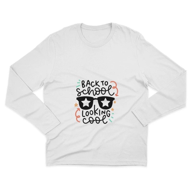 Retour à l'école avec style Homme Manches Longues T-Shirt