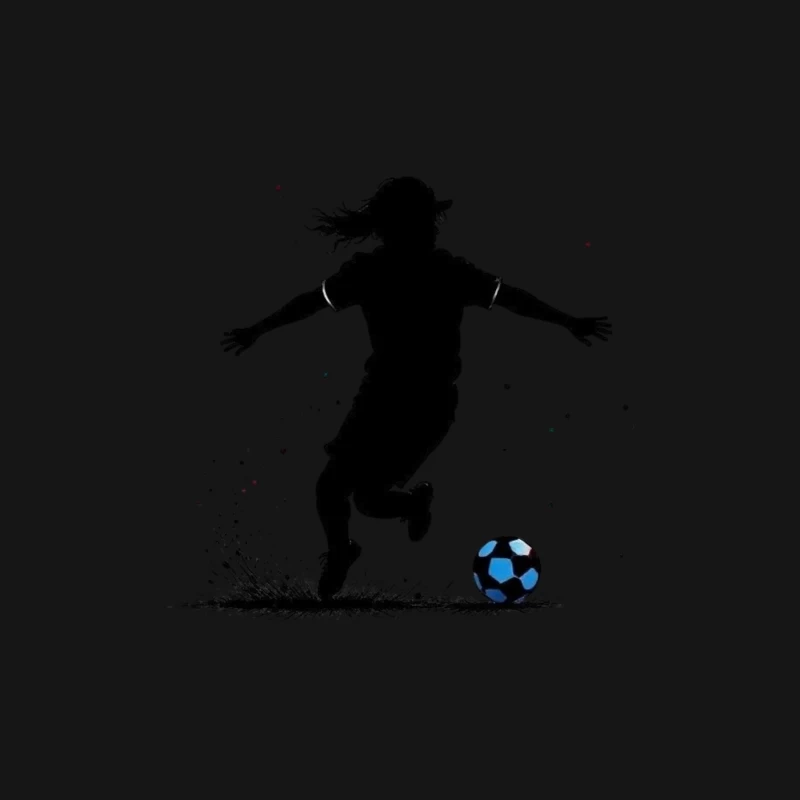 Dynamic Soccer Celebration Male Long Sleeve T-Shirt