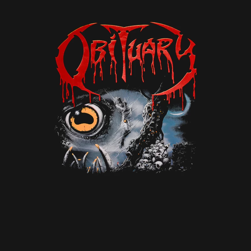 Obituary Slowly We Rot Red Male Long Sleeve T-Shirt