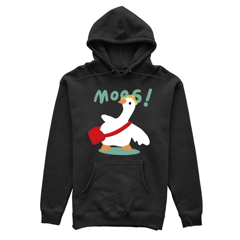 Gans mit Helm und Tasche Damen Pullover Hoodie