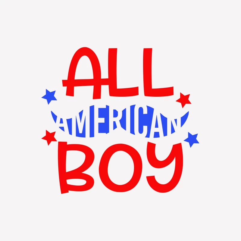 Design vintage 'All American Boy' Femme T-Shirt