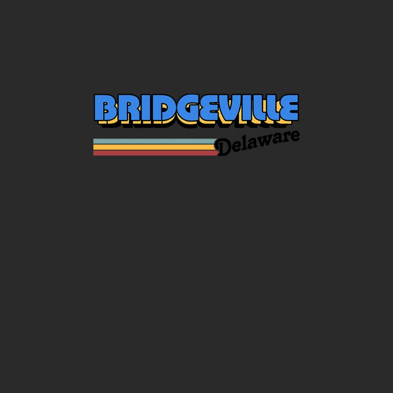 Bridgeville, Delaware   Retro Style Design Baseball Cap