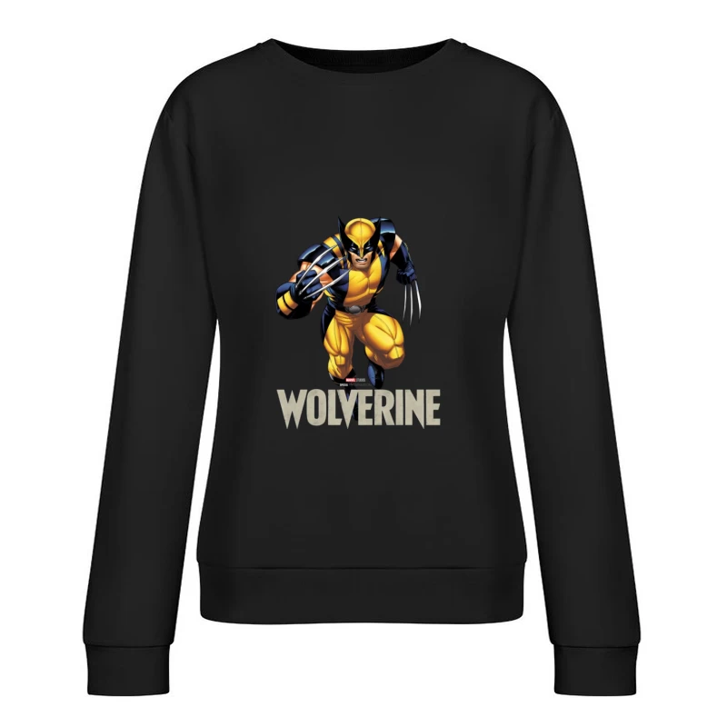 Wolverine Comic Character Female Pullover Sweatshirt