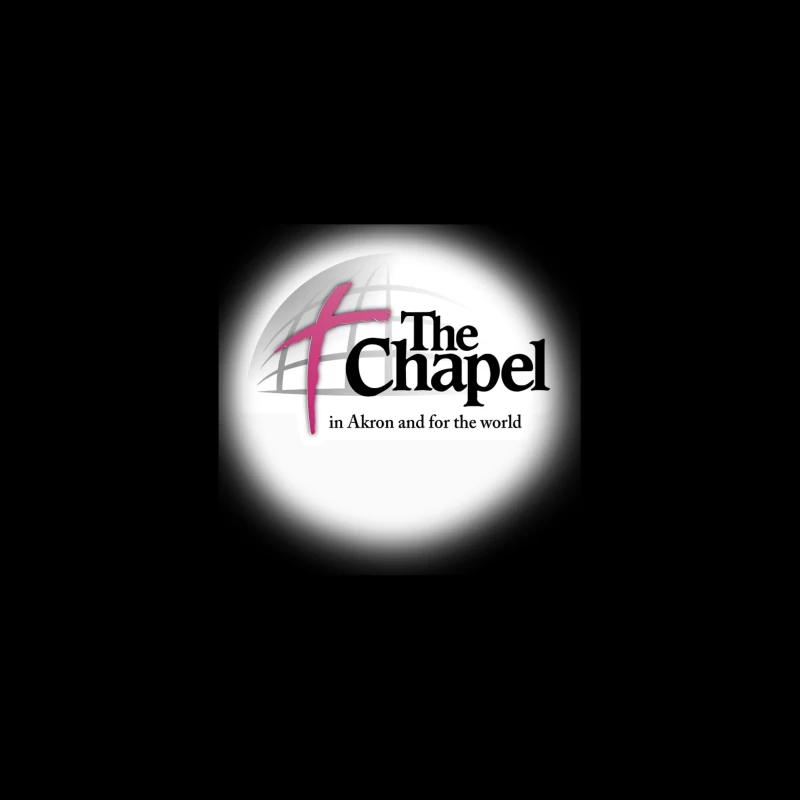 The Chapel Church Logo with Pink Cross - Akron Religious Organization Desk Mat