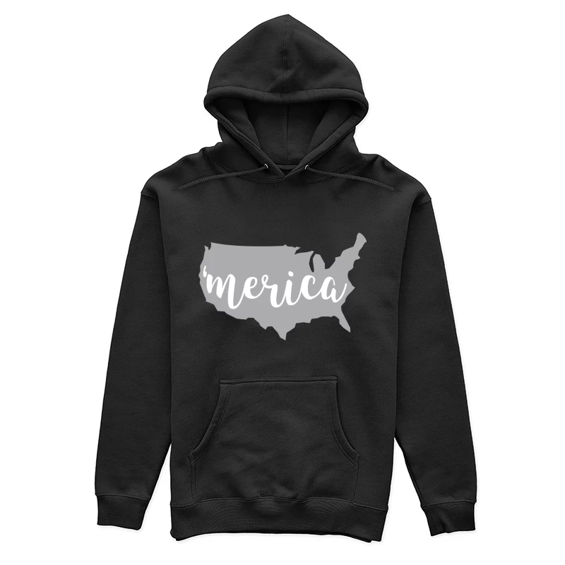Carte des États-Unis avec 'Merica Femme Sweat à capuche