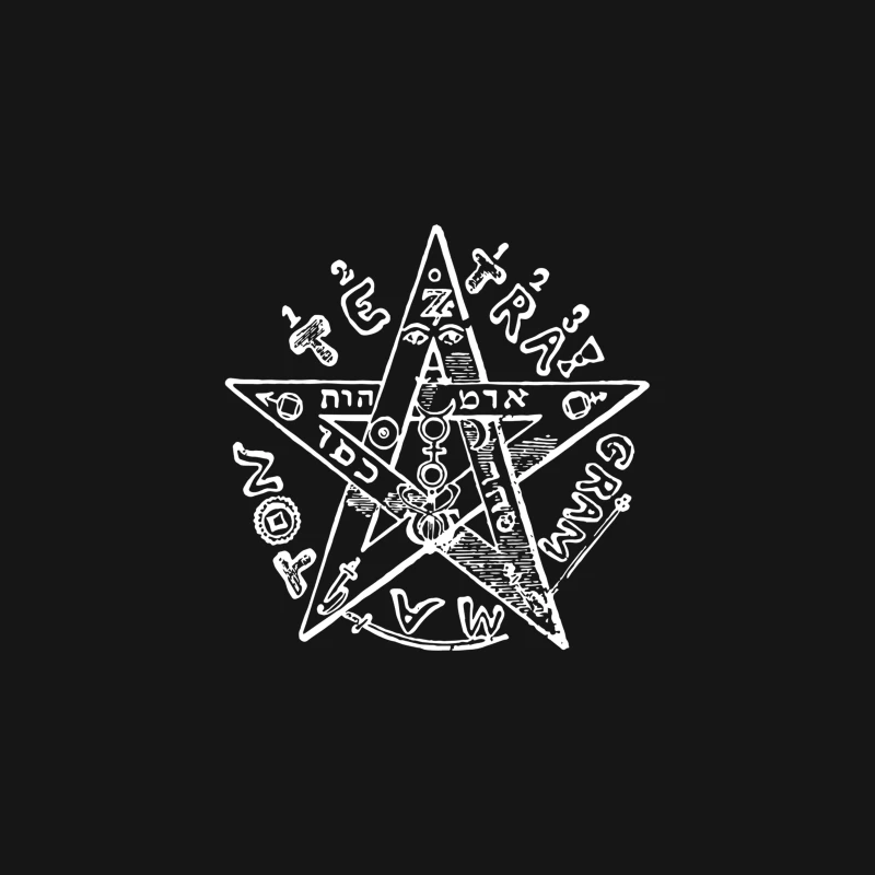 Eliphas Levis Pentagram Desk Mat