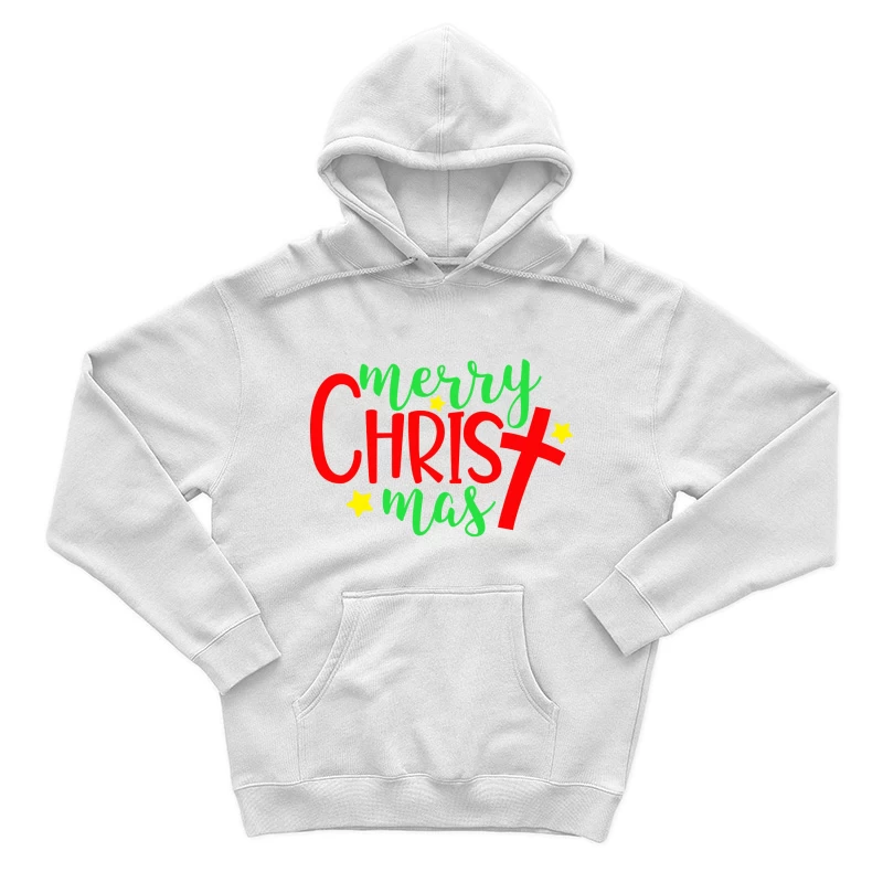 Carte de Noël Joyeux avec Étoiles Homme Sweat à capuche