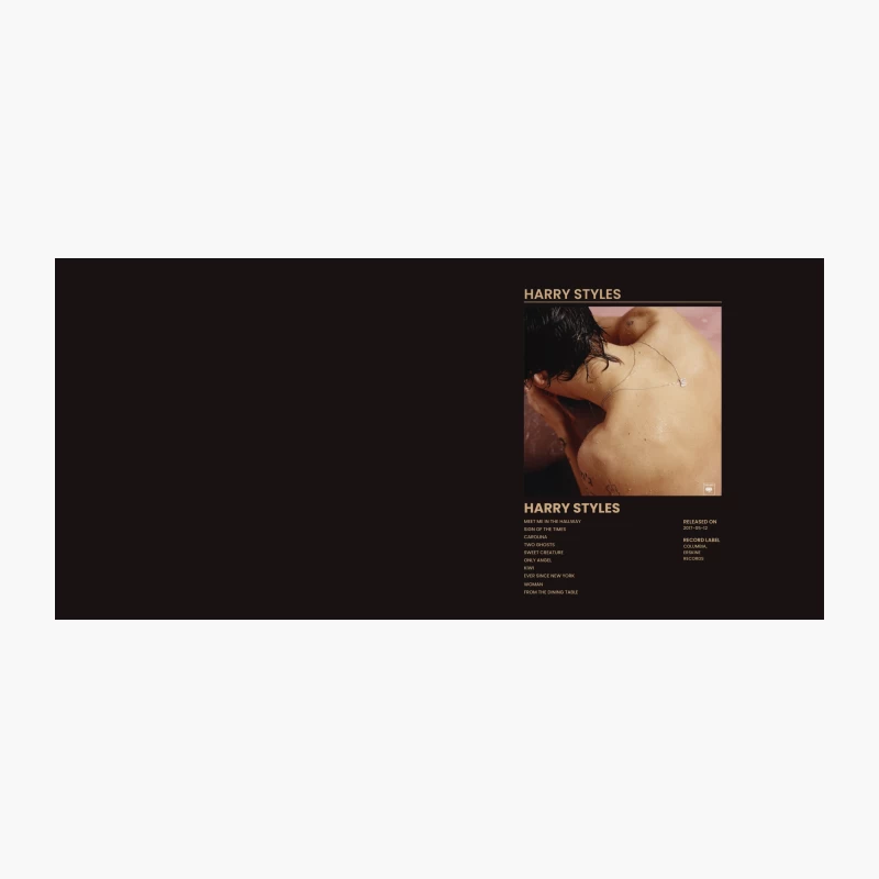 Harry Styles Self-Titled Album Cover and Track Listing Coffee Mug