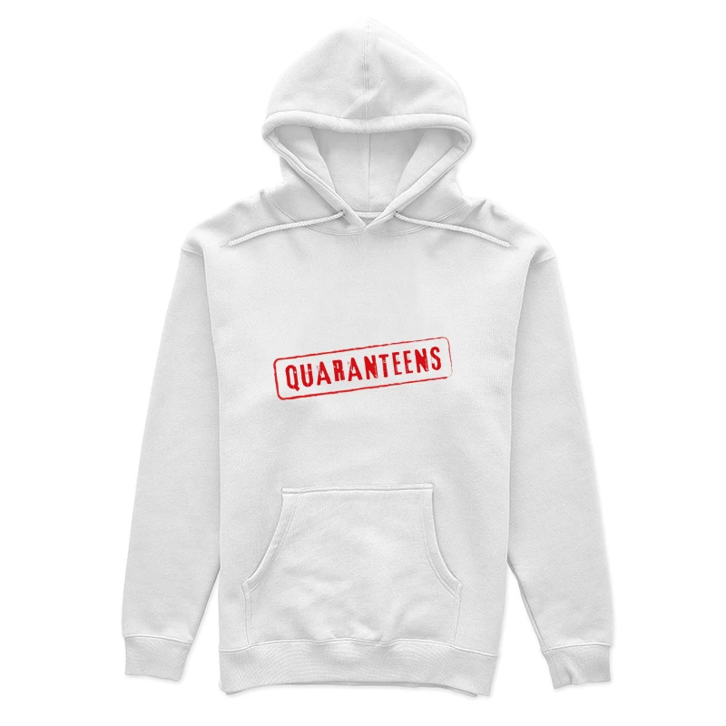 Motif Quaranteens Rouge Femme Sweat à capuche