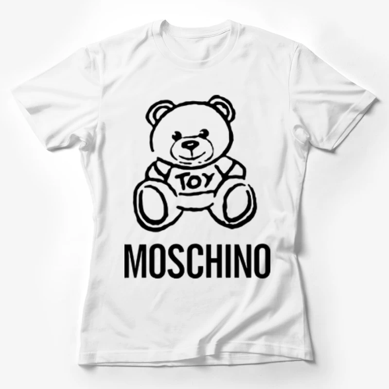 Moschino Spielzeug Bär Design Damen T-Shirt