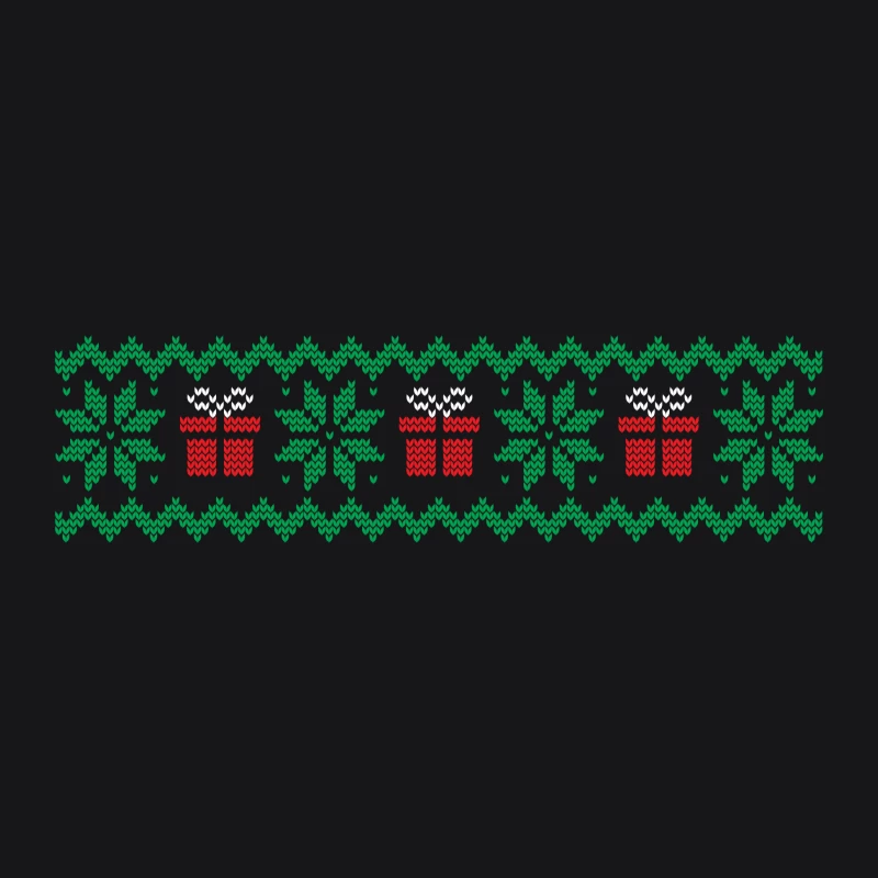 Motif de Noël avec cadeaux et flocons de neige Homme Sweat à capuche