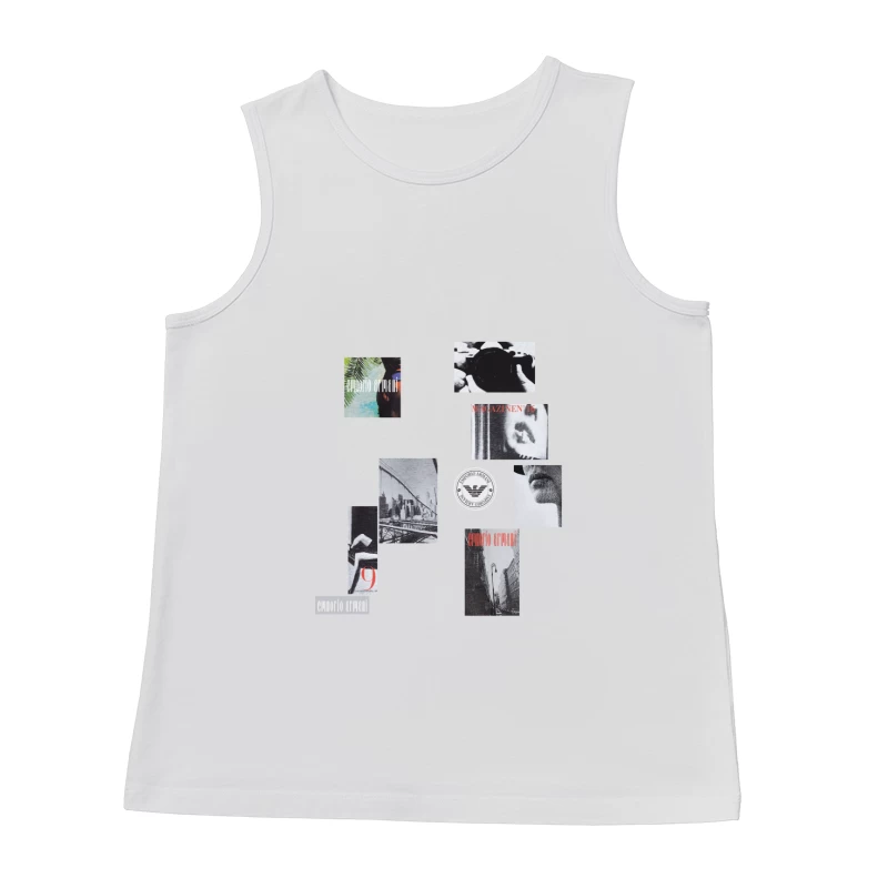 Emporio Armani Modemagazin-Collage Herren Tanktops