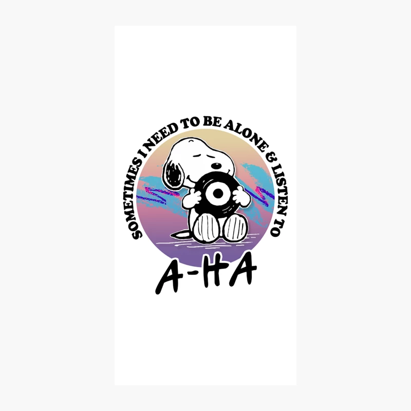 A-Ha - Vinyl Record Geek Design iPhone Case