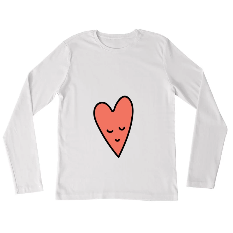 Cœur mignon et apaisant Femme Manches Longues T-Shirt