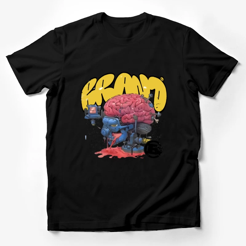 Œuvre d'art de cerveau futuriste Homme T-Shirt