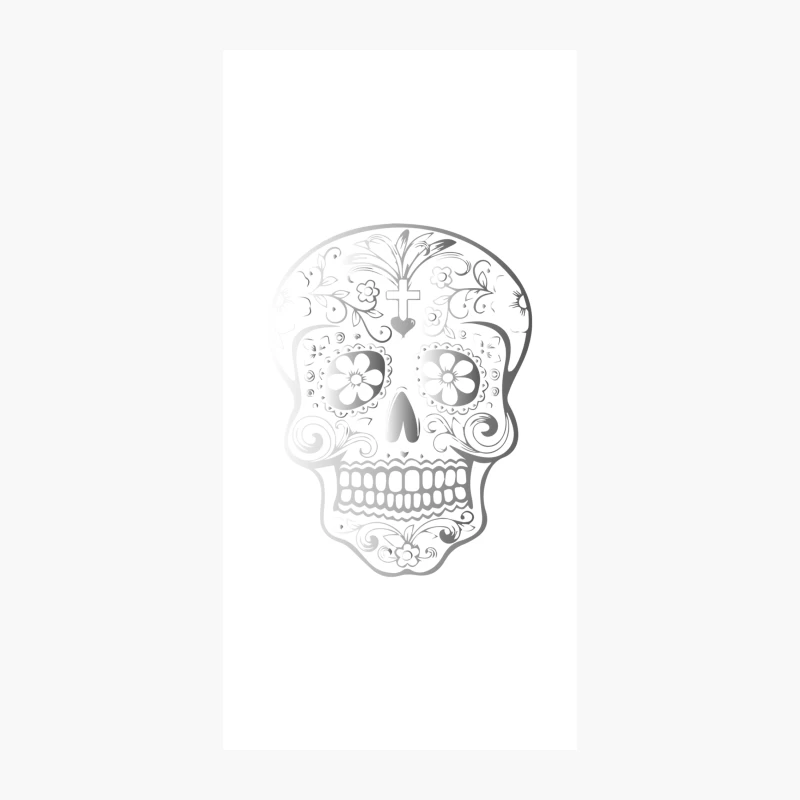 Day Of Dead Sugar Skull iPhone Case