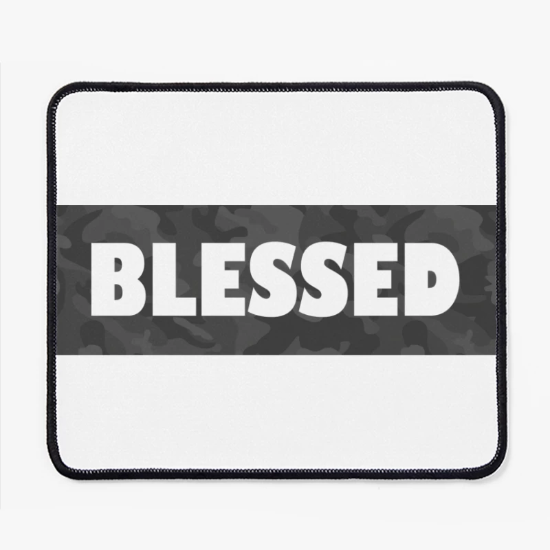 Blessed Camouflage Design Mouse Pad
