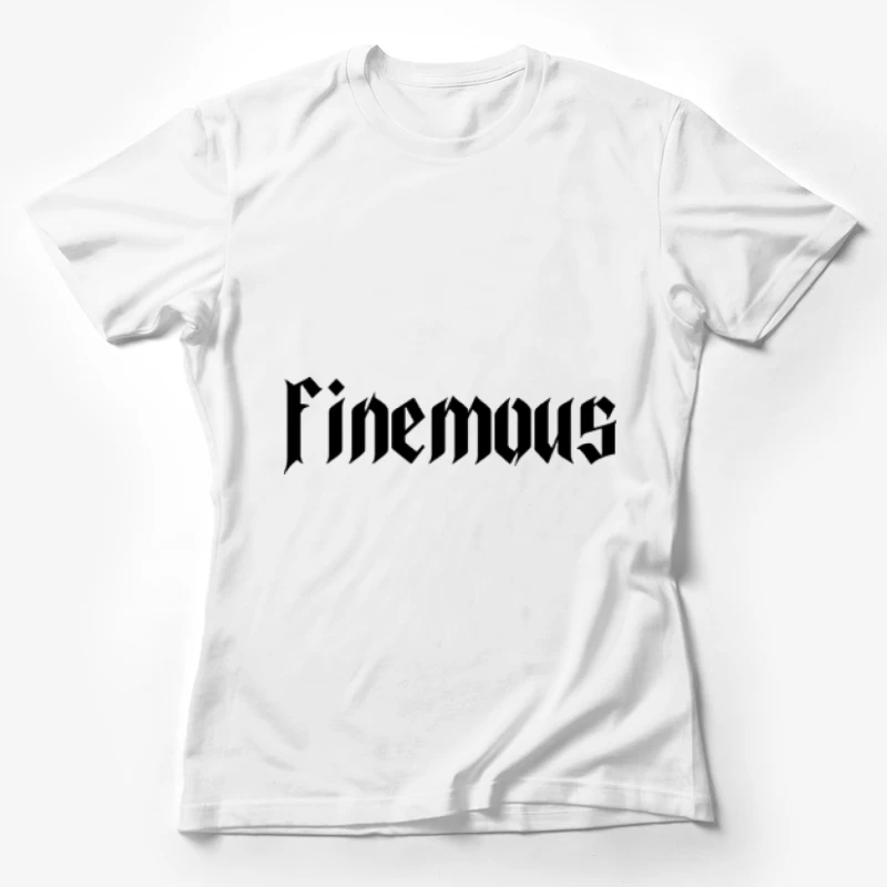 Gothic Schriftzug, Typografie Kunst Damen T-Shirt