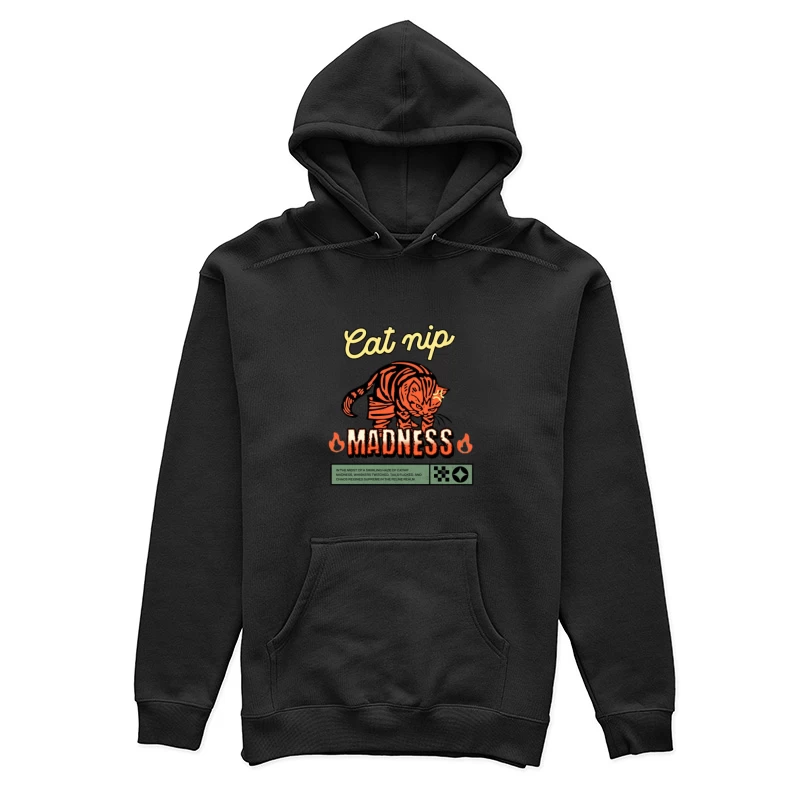Katzenminze Wahnsinn Damen Pullover Hoodie