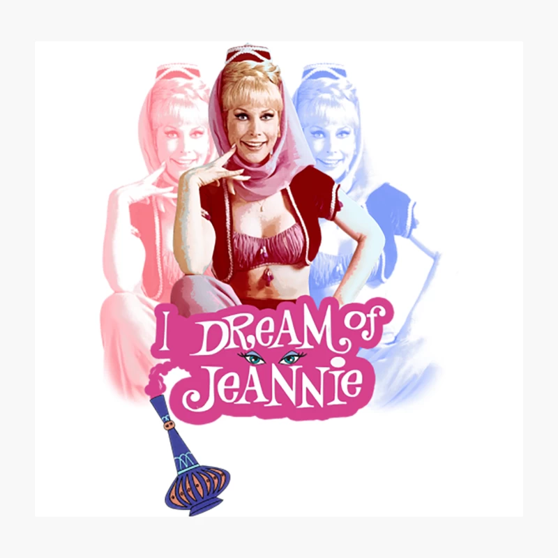 Jeannie from I Dream of Jeannie Throw Pillow