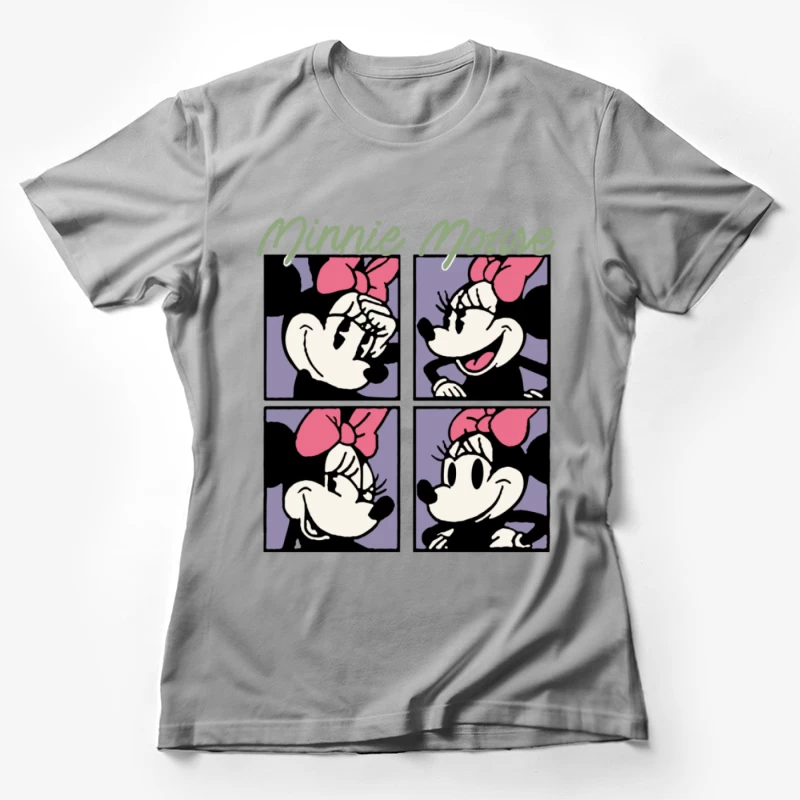 Minnie Mouse Comic-Illustration Damen T-Shirt