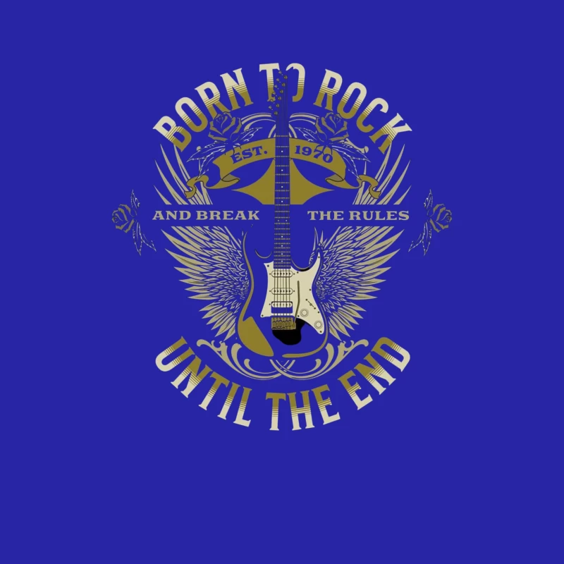 Born to Rock Graphic Tee Male Tank Top