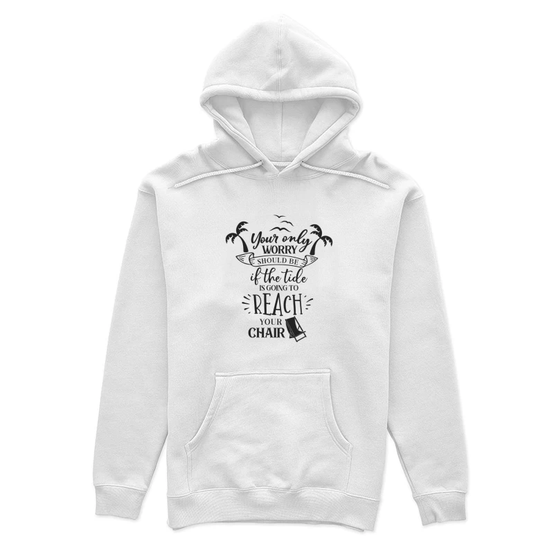Citation inspirante pour la plage Femme Sweat à capuche
