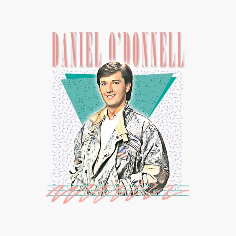 Daniel O_Donnell  Retro Style Fan Design Cotton Tote Bag