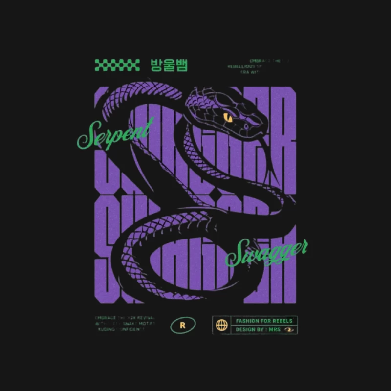 Design graphique Serpent Swagger Homme T-Shirt