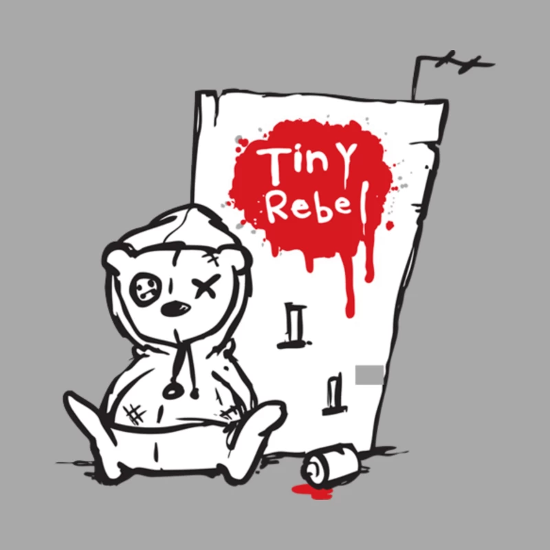 Tiny Rebel 2 Male Pullover Hoodie