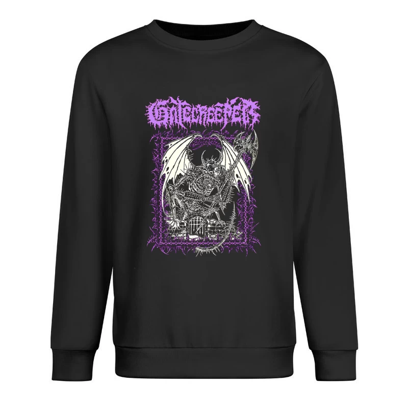 Gatecreeper Metal Spikes Male Pullover Sweatshirt