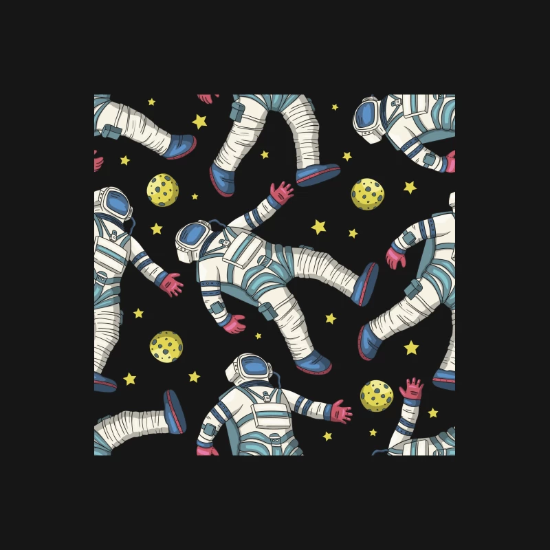 Astronauten im Weltraum Damen T-Shirt