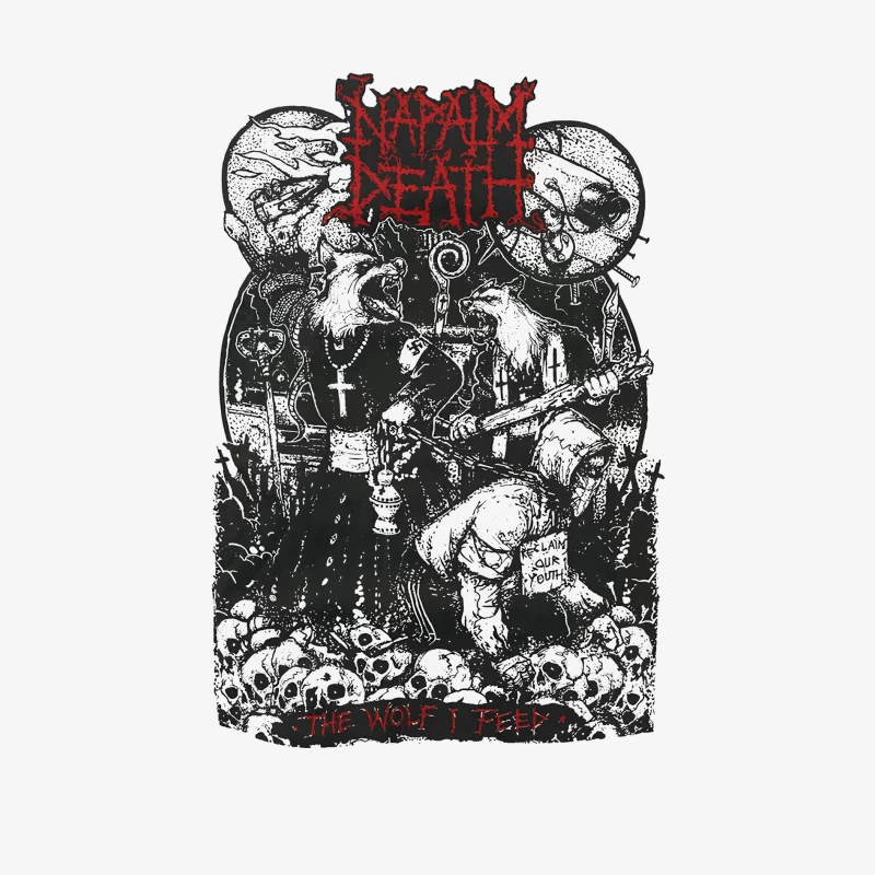 Napalm Death The Wolf I Feed Male Long Sleeve T-Shirt