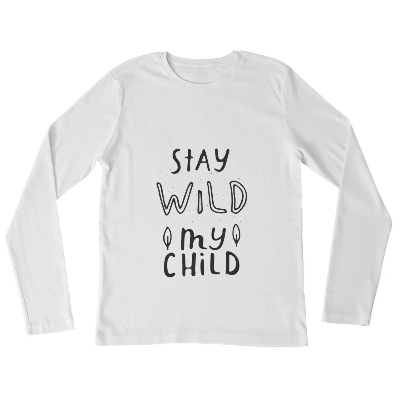 Phrase inspirante pour enfants Femme Manches Longues T-Shirt