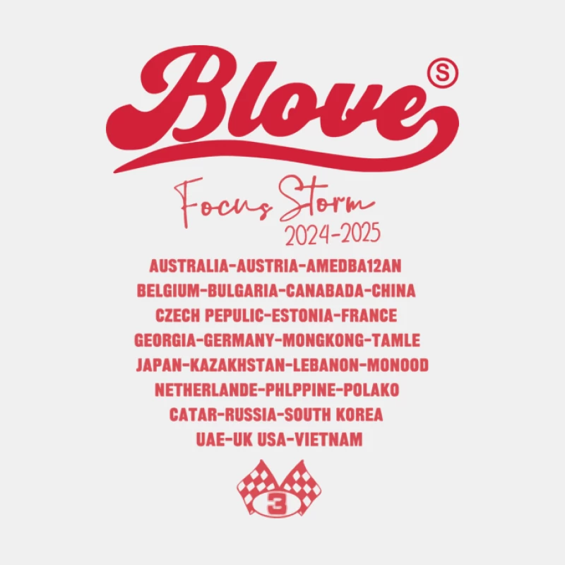 Blove Focus Storm Tour 2024-2025 Herren Tanktops