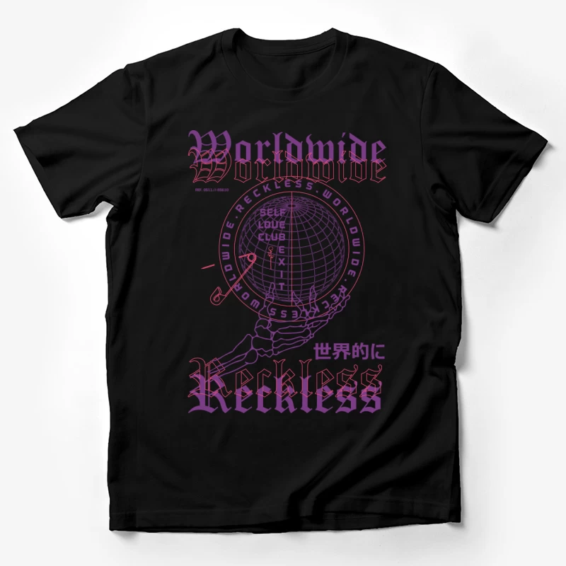 Weltweites Reckless-Design Herren T-Shirt