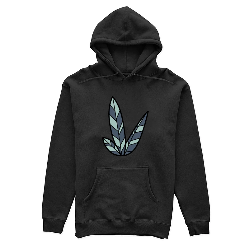 Plante géométrique en vitrail Femme Sweat à capuche