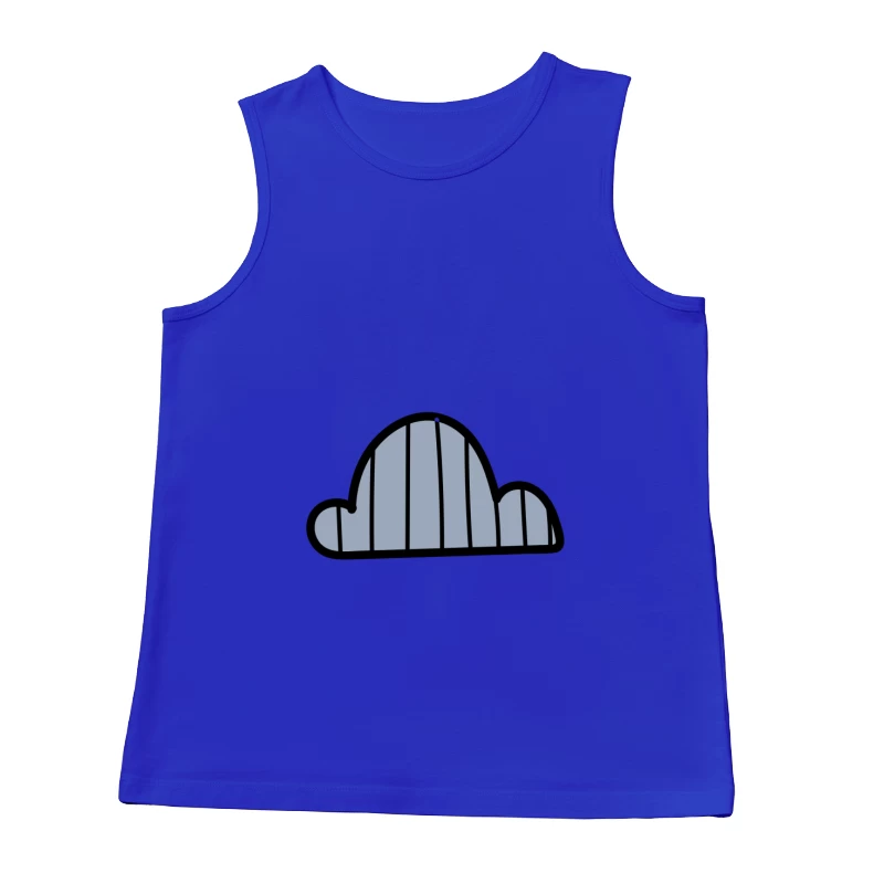Nuage abstrait rayé Homme Débardeur
