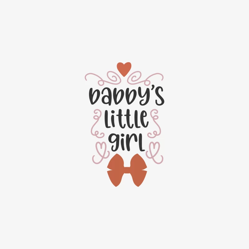Fille de papa avec cœur et nœud Homme Sweat-shirt à enfiler